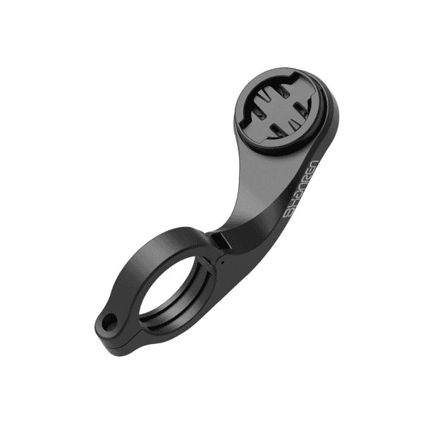 Supporto Manubrio Central Mount Per Gps - Compatibile Garmin Edge E Shanren Miles Nero